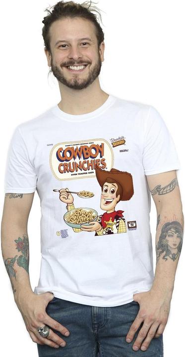 Immagine prodotto Disney Toy Story Woody Cowboy Crunchies Maglietta Uomo (L)