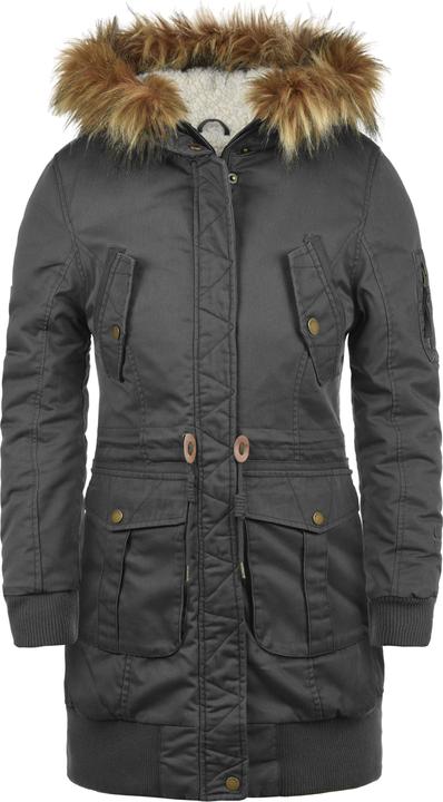 Actual product image Desires Alma Women's Parka Outdoor Jacket Winter Coat With Teddy Fleece And Fur Hood With Hood With (M)