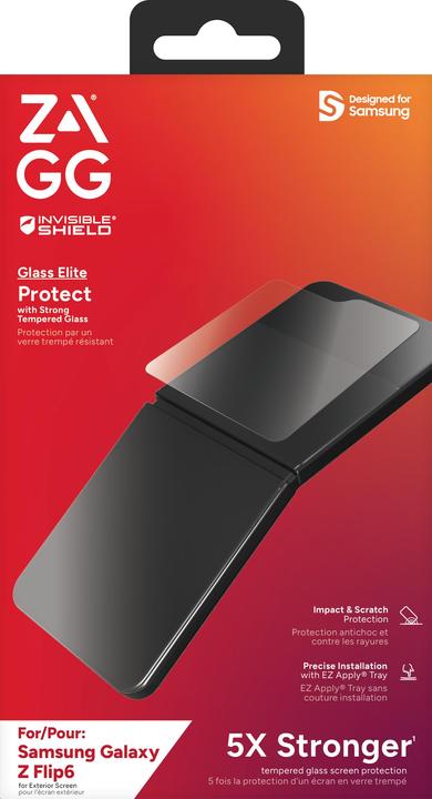 Image du produit Zagg Glass Elite (1 pièce(s), Samsung Galaxy Z Flip6)