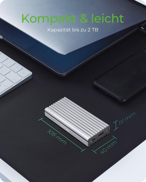 Produktbild Icy Box IB-1817Ma-C31 (M.2 2280, M.2 2230, M.2 2260, M.2 2242, M.2)
