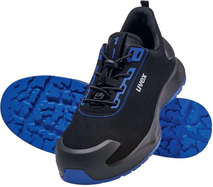 Image du produit Uvex Sports Chaussures basses uvex 1 x-craft S2 68147 noir, bleu largeur 10 Taille 42 (S2, 42)