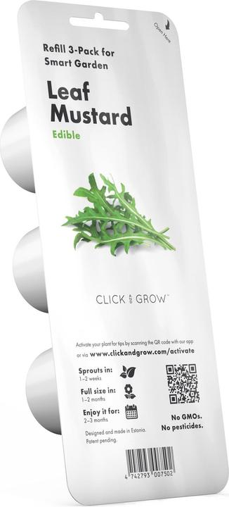 Image du produit Click and Grow moutarde en feuilles (Graines d'herbes aromatiques)