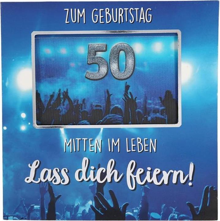 Image du produit Depesche Carte musicale avec lumière 50 Au coeur de la vie! (1 pcs)