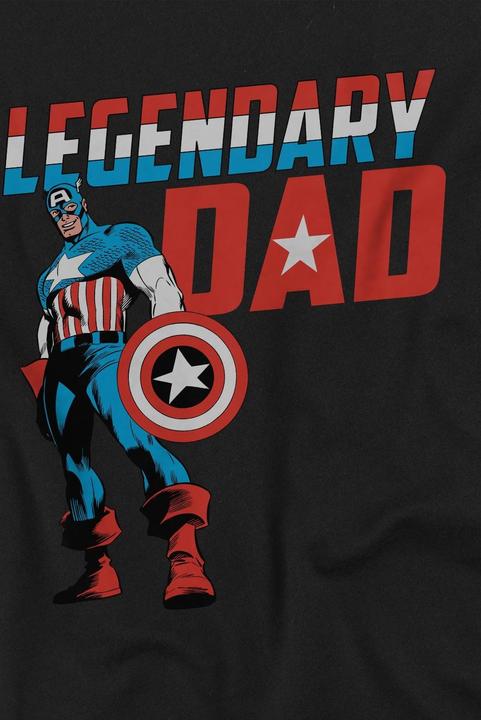 Immagine prodotto Captain America Legendary Dad Maglietta Uomo (XL)