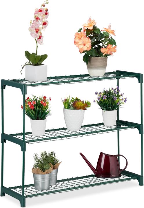 Actual product image Relaxdays Plant Rack, 3 Tiers