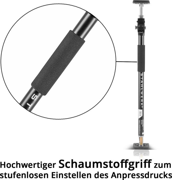 Produktbild Stahlwerk Montagestütze MH-115 ST 66-115 cm, 40 kg Tragkraft Teleskopstütze (1150 mm)