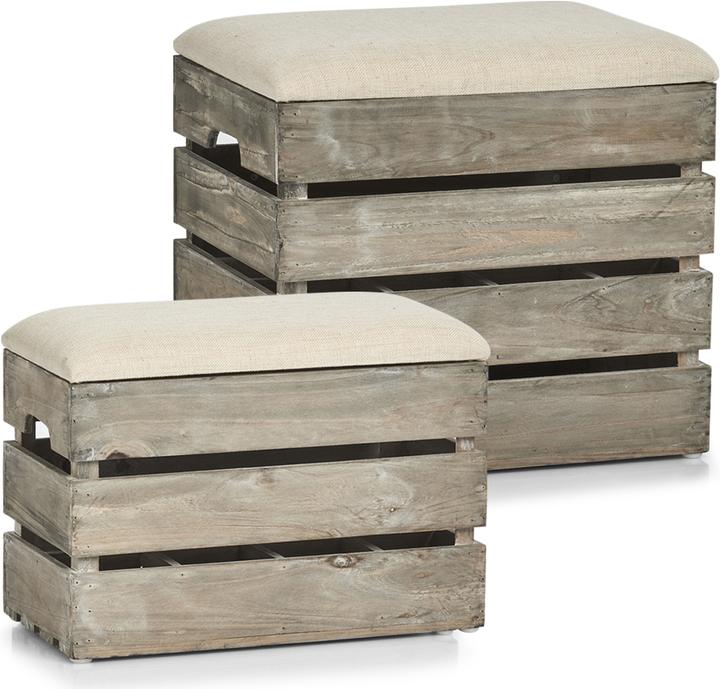Zeller Present Seat chest w. bottle divider