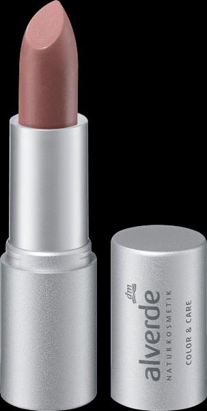 dm alverde Rouge à lèvres Color & Care 43 Tender Mauve (43 Tendre Mauve)