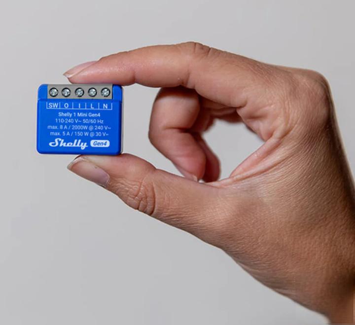 Produktbild Shelly 1 Mini Gen4 (Schaltaktor)