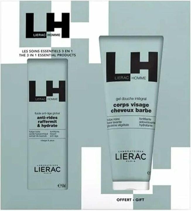 Immagine prodotto Lierac Cof Homme Crema Anti-Età 50ml + Gel Doccia 200ml (Set di manicure)