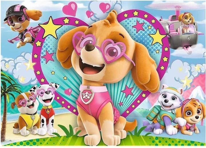 Produktbild Trefl Paw Patrol Glitzer Puzzle 100T (100 Teile)