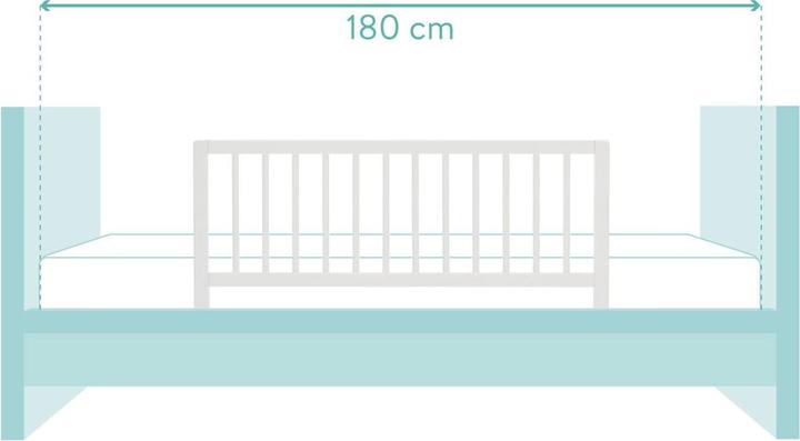 Immagine prodotto Fillikid Protezione per letto in legno Lea (100 cm)