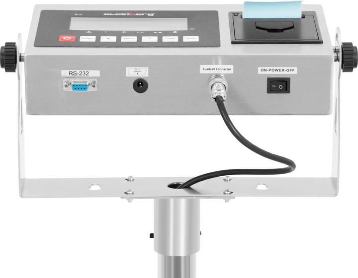 Produktbild Steinberg Plattformwaage 1000 kg / 100 g 100 x 100 cm LCD Drucker Bodenwaage Paketwaage