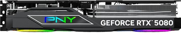 Image du produit PNY GeForce RTX 5080 ARGB Epic-X RGB Overclocked Triple Fan (16 Go)
