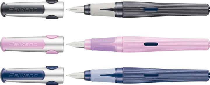 Image du produit Pelikan o structure Stylo à plume pour droitiers couleur M (Couleurs assorties, 3 x)