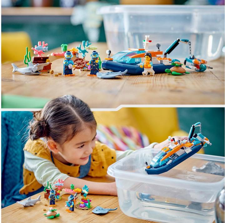 Produktbild LEGO Meeresforscher-Boot (60377, LEGO City)