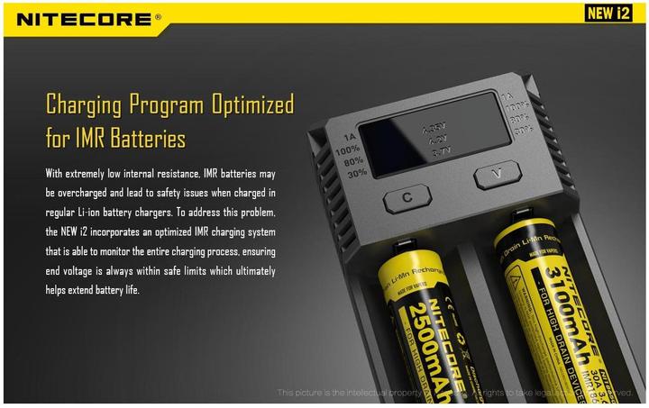 Image du produit Nitecore Nouveau i2 (1 pcs, 18650, Chargeurs sans batterie)