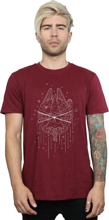 Immagine prodotto Star Wars Millennium Falcon Christmas Tree Delivery Maglietta Uomo (M)