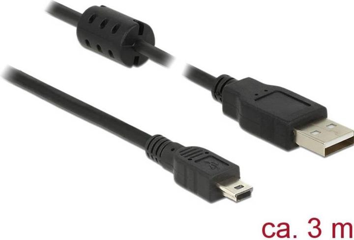 Actual product image Delock USB-A - USB Mini-B (3 m, USB 2.0, 2.50 W)