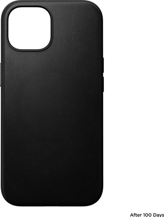Immagine prodotto Nomad Cover posteriore in pelle moderna per iPhone 15 nero (Apple iPhone 15)