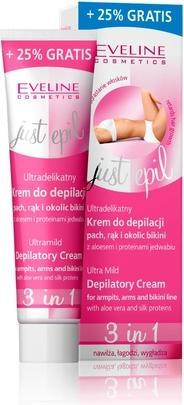 Immagine prodotto Eveline Just Epil 3In1 Crema Ultra-Delicata è una crema per l'epilazione delle mani e dell'area bikini 125Ml (125 ml, 1 x)