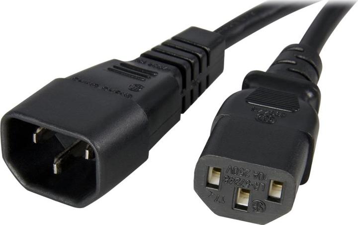 Actual product image StarTech 1M C14 TO C13 POWER CORD (1 m, C13)
