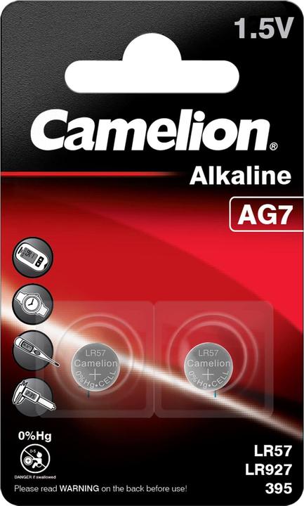 Produktbild Camelion Alkaline Knopfzellen LR57 (2 Stk., Gerätespezifisch, 45 mAh)