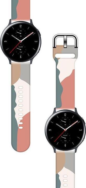 Actual product image Hurtel Strap Moro Band For Samsung Galaxy Watch 42mm Silicone Strap Camo Watch Bracelet (15) (Plastic)
