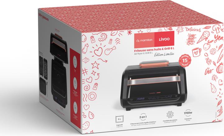 Image du produit Livoo Friteuse sans huile & Grill 6 L (Prise UE)