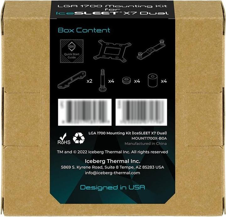 Image du produit Iceberg Thermal LGA 1700 Kit IceSLEET x7 Dual
