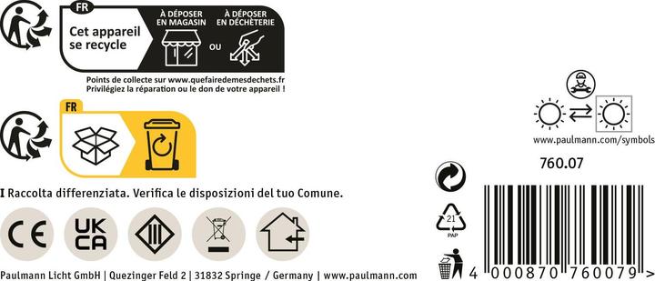 Immagine prodotto Paulmann Pro Strip Argento P25 (Verde, 500 cm, Interno)