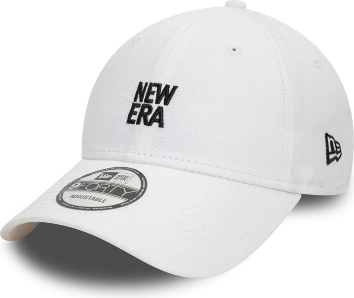 Actual product image New Era 9Forty Strapback Cap - BRAND LOGO white