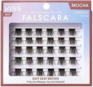 Actual product image KISS Falscara Multi Wisps Mocha - 24 Pieces