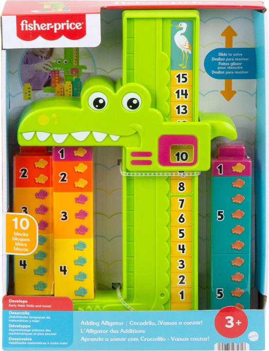 Produktbild Fisher-Price Mein Zahlen-Krokodil (Deutsch, Französisch, Italienisch, Englisch, Schweizerdeutsch)