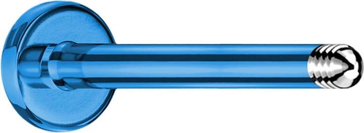 Produktbild Star Piercing Micro Labret-Stab hellblau (ohne Messing, Titan G23)
