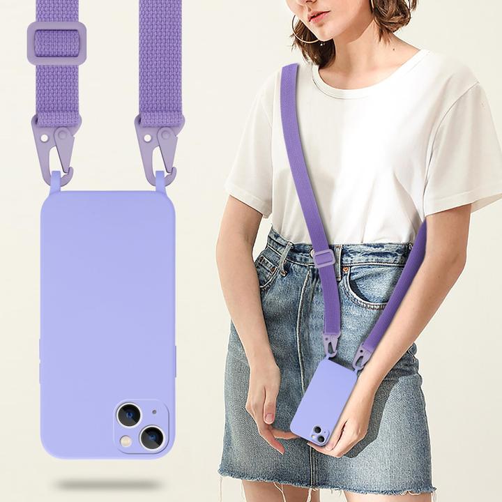 Produktbild Cadorabo Handykette für Apple iPhone 14 PLUS im TPU Handy Kette Liquid Style (Apple iPhone 14 Plus)