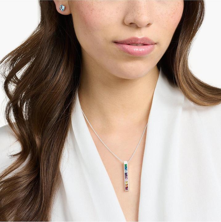 Immagine prodotto Thomas Sabo Collana Pietre Colorate Argento (Argento 925, 40 - 45 cm)