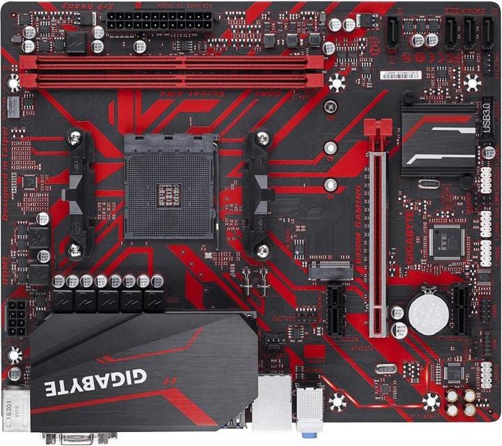 Immagine prodotto Gigabyte B450M Gioco (AM4, AMD B450, mATX)