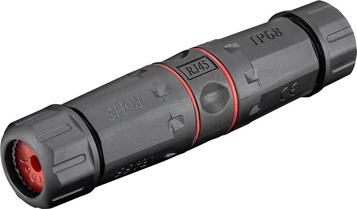 Actual product image Goobay Outdoor (IP68) network cable connector (Network coupling)