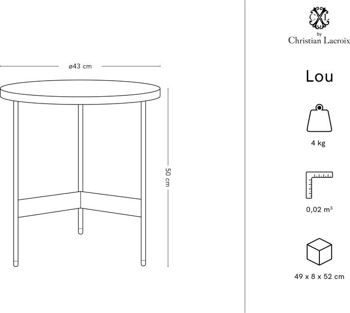 Actual product image CXL by Christian Lacroix Lou (50 x 43 x 43 cm)