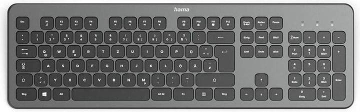 Hama KW-700 Tastatur RF Wireless QWERTZ Deutsch Anthrazit (DE, Kabelgebunden, Kabellos)