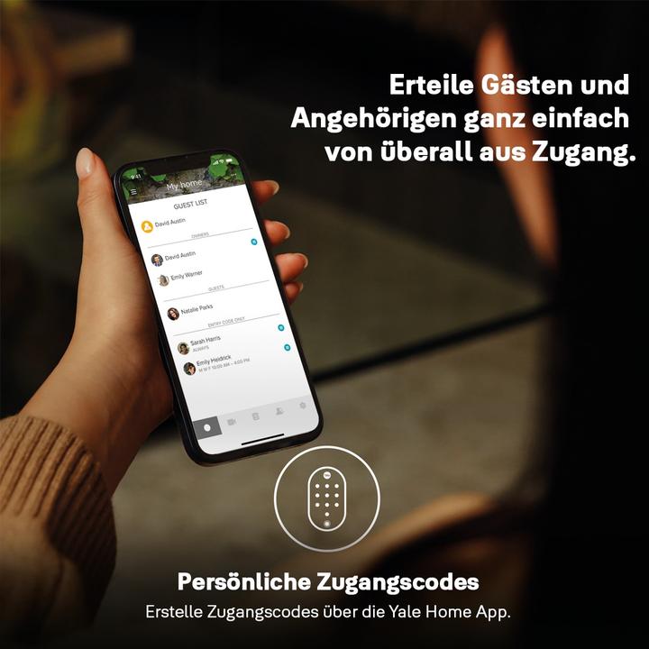 Immagine prodotto Yale Linus Smart Keypad 2 (Impronta, Combinazione numerica elettronica, Bluetooth)