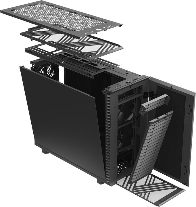 Actual product image Fractal Define 7 Gray Solid (ATX, mATX, Mini-ITX, E-ATX)