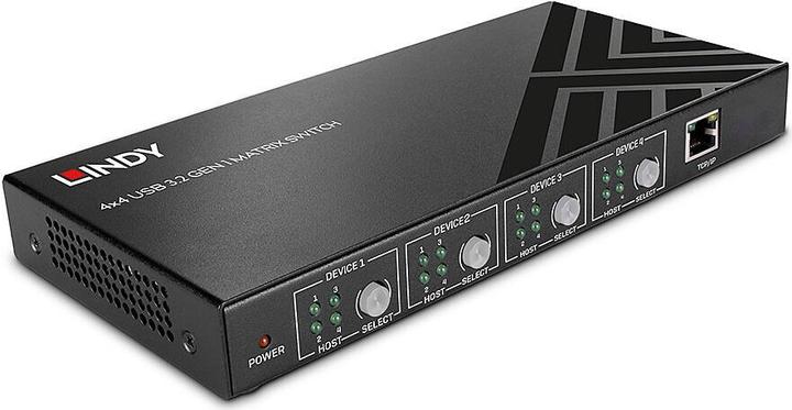 Image du produit Lindy 4x4 USB 3.2 Gen 1 Matrix Switch over IP