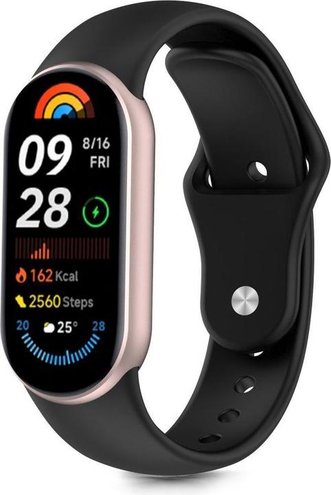 Produktbild 4Kom Tech-Protect IconBand Pure Armband für Xiaomi Smart Band 8 / 9 / 10 / NFC - schwarz (100% Silikon)
