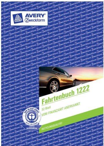 Produktbild Avery Fahrtenbuch (32 x)