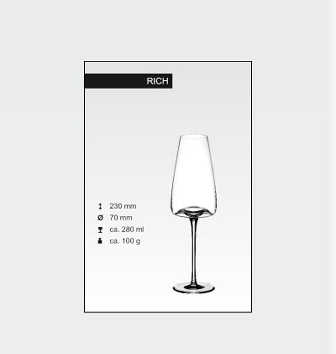 Produktbild Zieher Vision Rich Weinglas 2er-Set (28 cl, 1 Gläser, Weissweingläser)