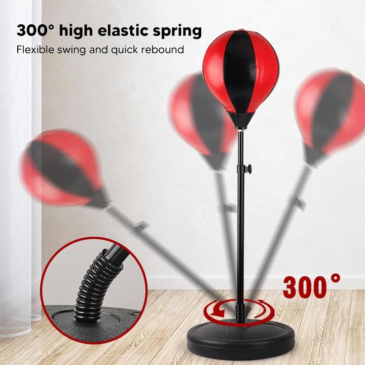 Produktbild Hudora Punchingball mit Boxhandschuhen und Pumpe (130 cm, 3.42 kg)