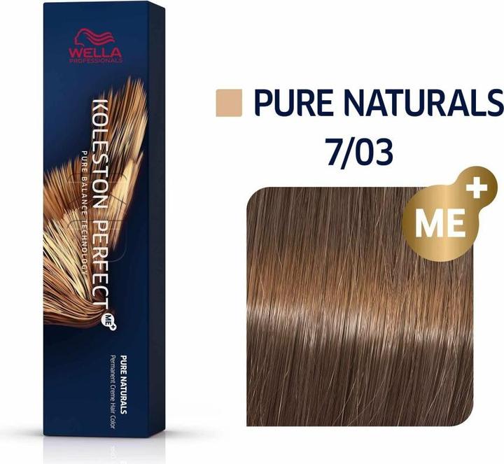 Produktbild Wella KOLESTON PERFECT ME+ PURE NATURALS 7/03 60 ml (7/03)