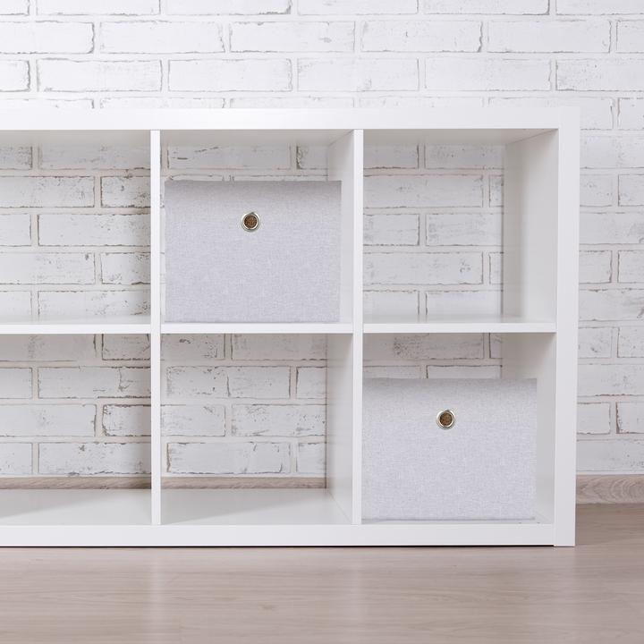 Image du produit Relaxdays 2x boîte de rangement (20.5 x 25 x 16 cm, 8 l)